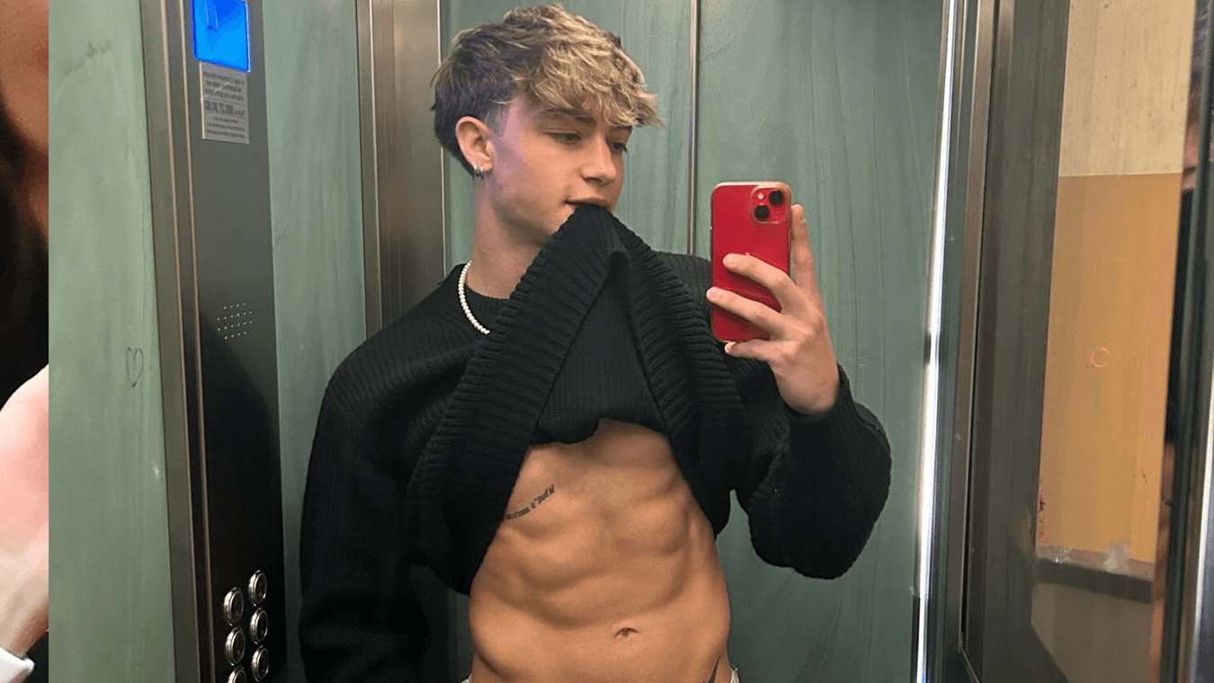 Nella foto Edoardo Fresia, content creator di Onlyfans
