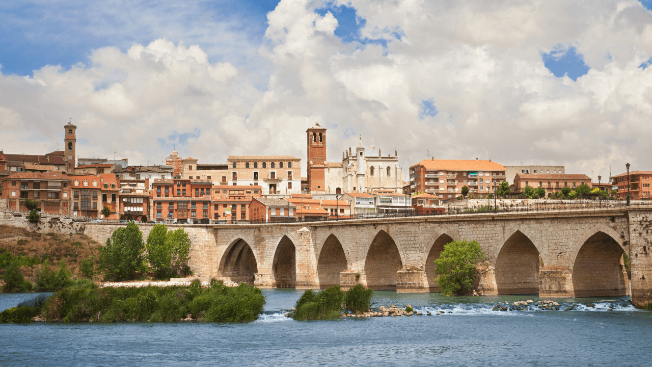 Vista di Tordesillas (Ribera del Duero, Valladolid)