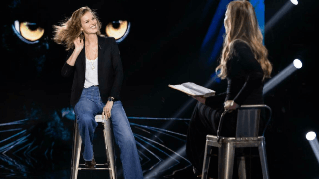 Eva Herzigova ospite a Belve