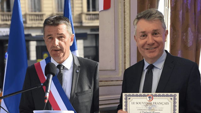Il sindaco di Saint-Etienne condannato per aver ricattato il rivale ultracattolico ripreso con un escort - Gael Perdriau e Gilles Artigues - Gay.it