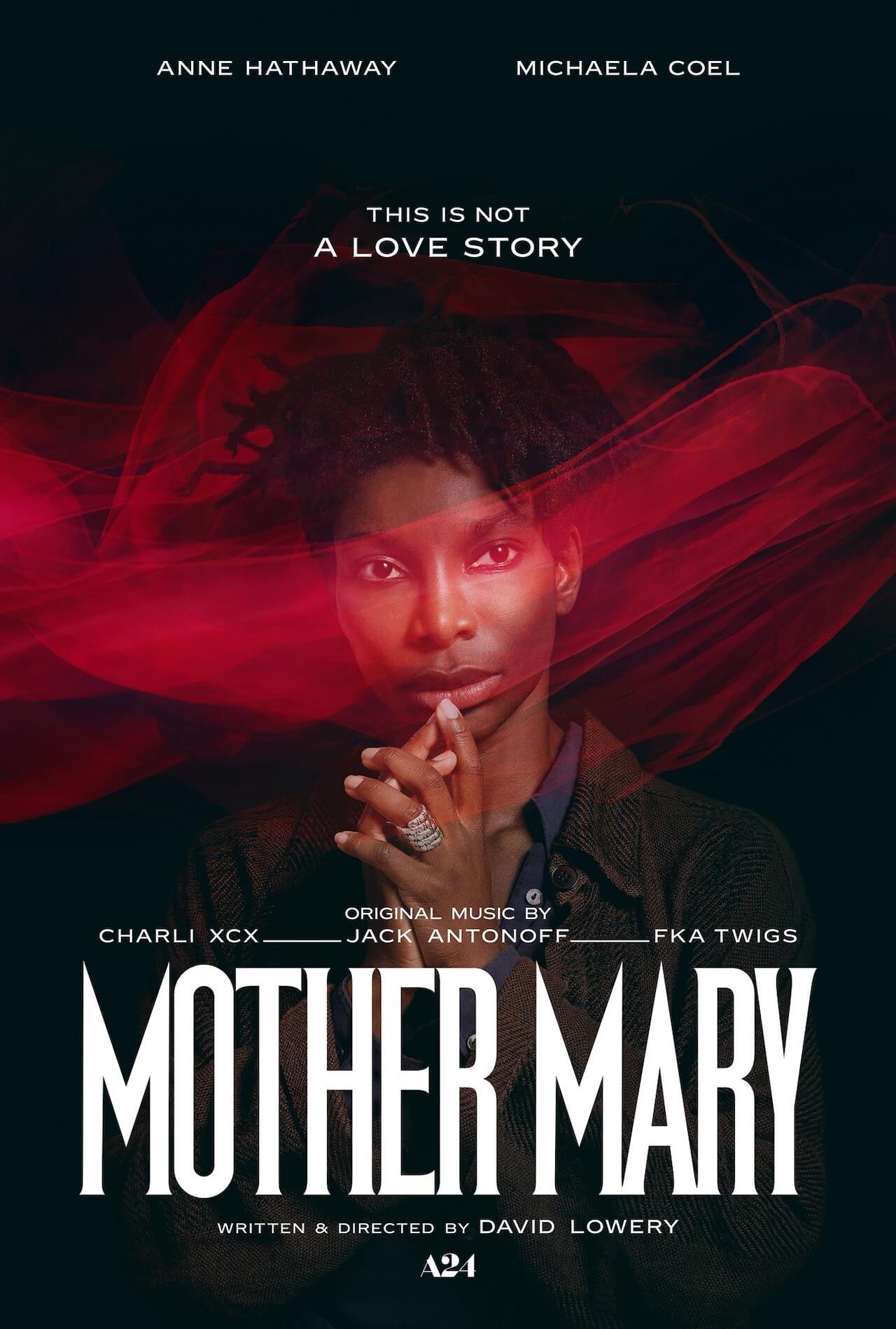 Mother Mary, Anne Hathaway e Michaela Coel coppia queer nell'horror di David Lowery. L'inquietante trailer - Mother Mary secondo poster - Gay.it
