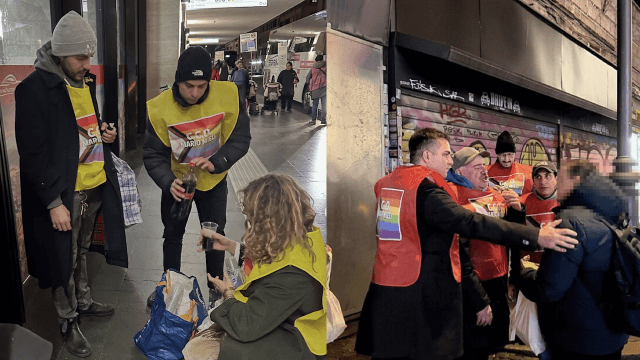 Giro Rainbow, a Roma è partita la solidarietà queer per persone senza dimora - Solidarieta Arcobaleno - Gay.it