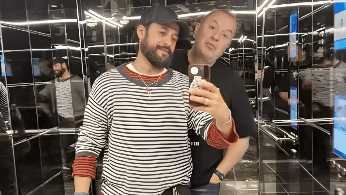 Fabio Canino insieme al fidanzato Emanuele