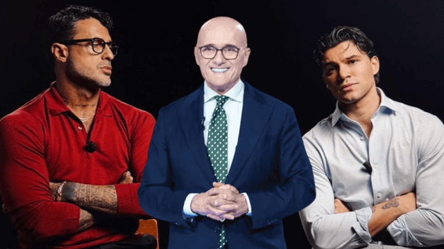 Fabrizio Corona, Alfonso Signorini e Antonio Medugno