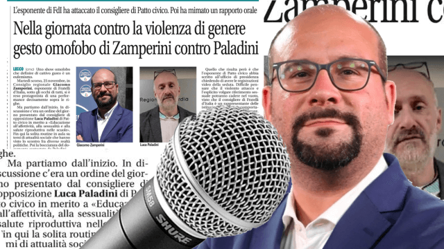 giacomo zamperini luca paladini sesso orale