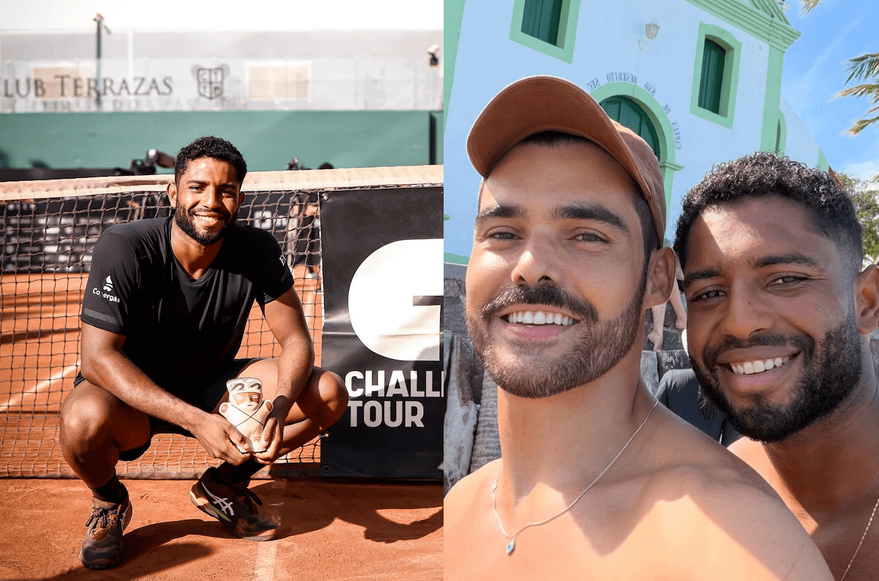 Australian Open 2026, João Lucas Reis da Silva primo tennista gay dichiarato a partecipare alle qualificazioni - Australian Open 2026 Joao Lucas Reis da Silva e il fidanzato - Gay.it