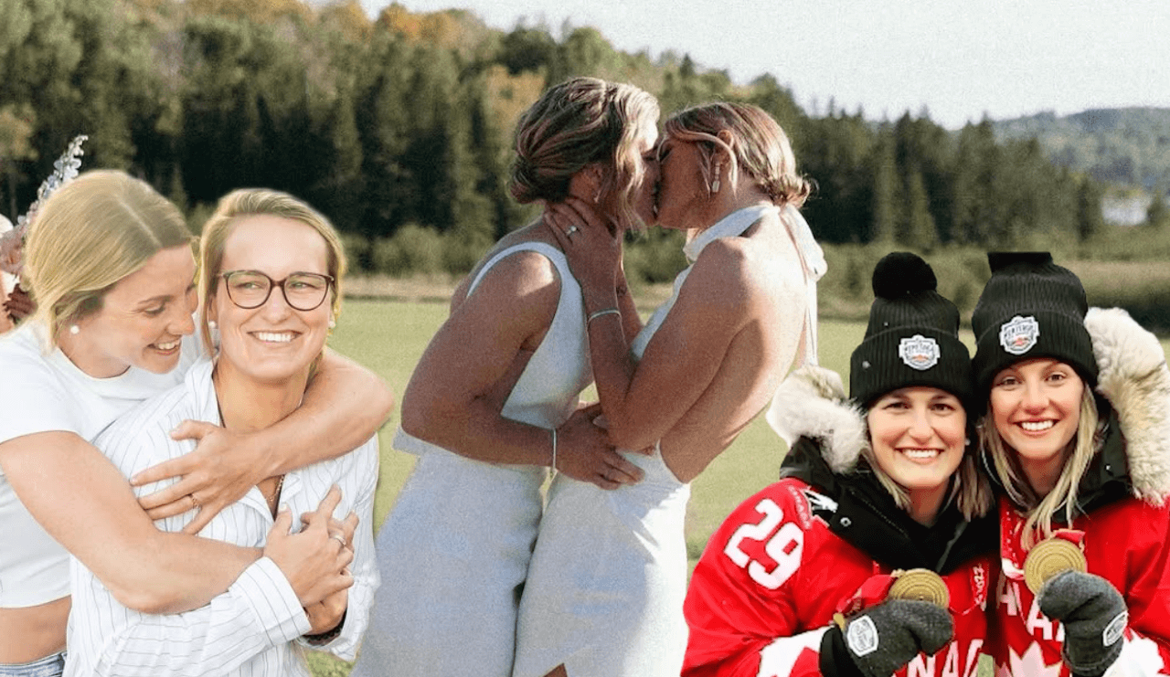 Milano Cortina 2026, la Capitana queer del Canada Marie-Philip Poulin fa il record di gol olimpici nella storia dell'hockey femminile - Marie Philip Poulin e Laura Stacey - Gay.it