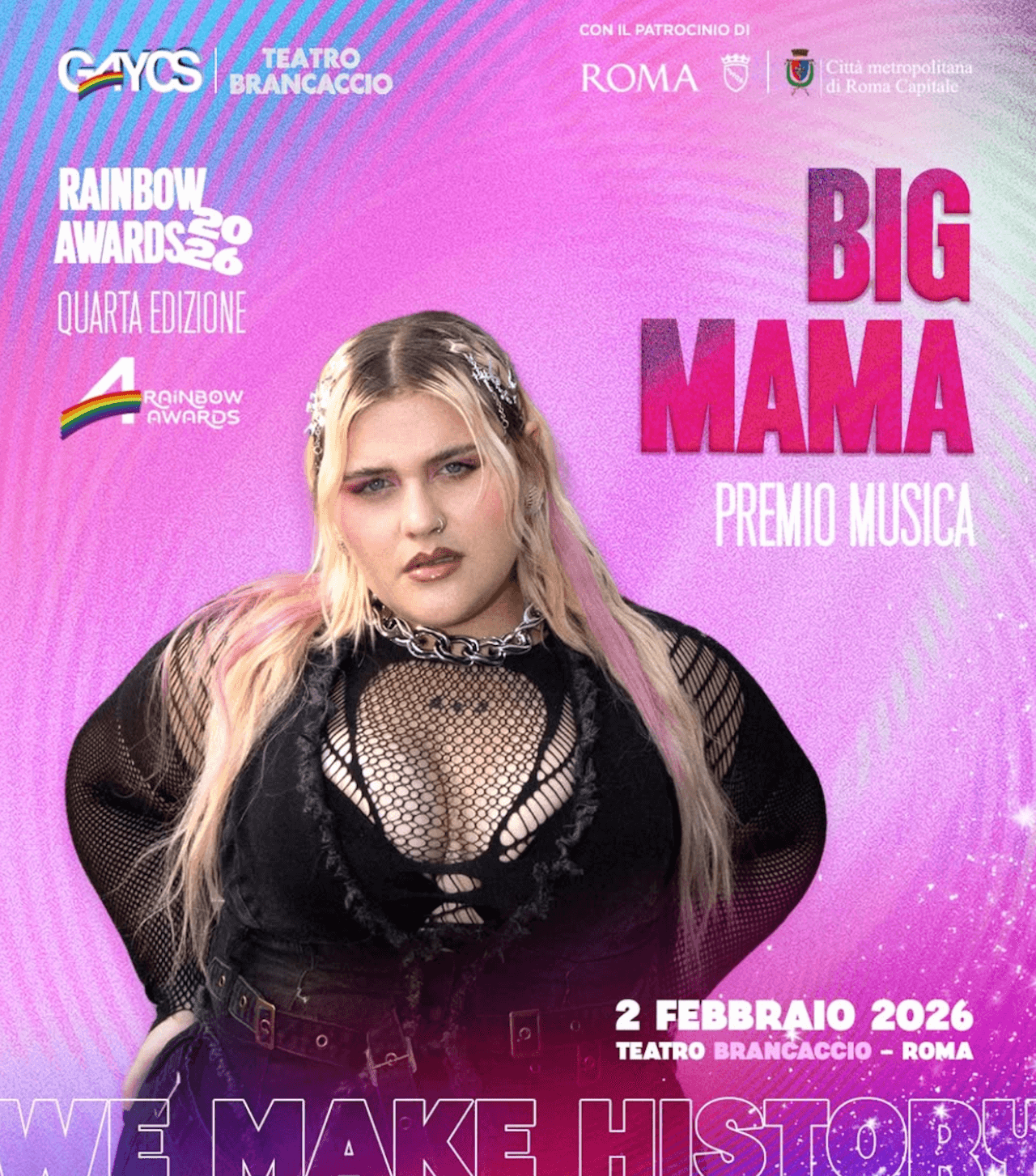 Rainbow Awards 2026, tutti gli ospiti e i premiati di una 4a edizione kolossal - Rainbow Awards 2026 Big Mama - Gay.it