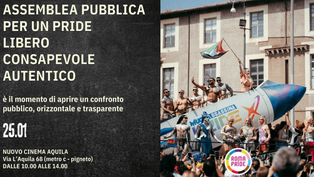 Roma Pride Assemblea 25 gennaio