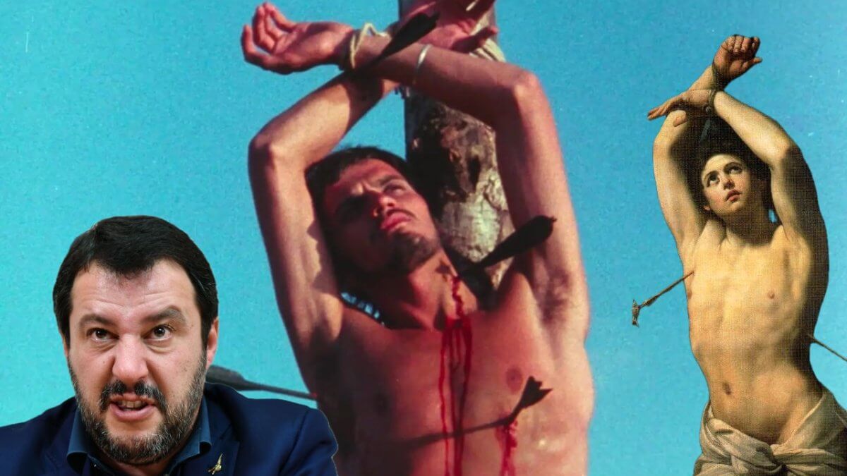 L’inconsapevole Salvini celebra San Sebastiano, patrono laico della comunità LGBTQIA+