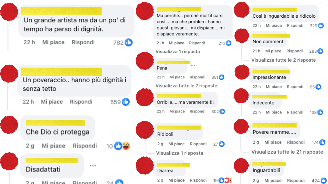 Valanga di commenti omofobici