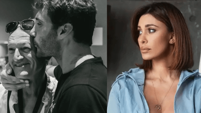 Il funerale del padre di Stefano De Martino: Belen Rodríguez presente con il figlio Santiago