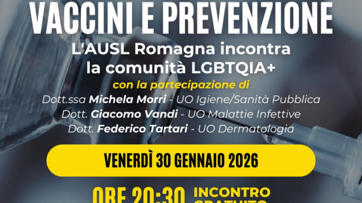 Rimini, pioggia di insulti novax, omotransfobici e sessisti contro un evento su vaccini e prevenzione promosso da Arcigay