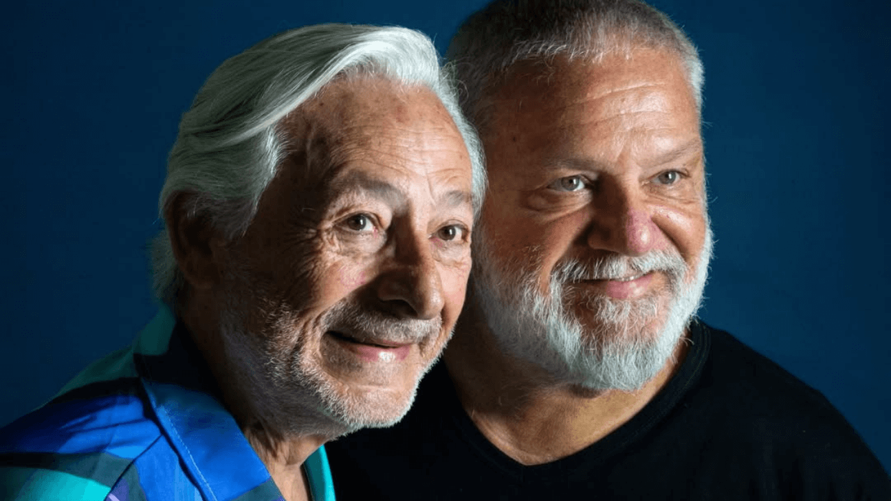 Leo Gullotta e il marito Fabio Grossi