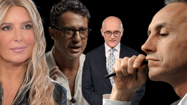 Lucarelli, Corona, Signorini e Travaglio