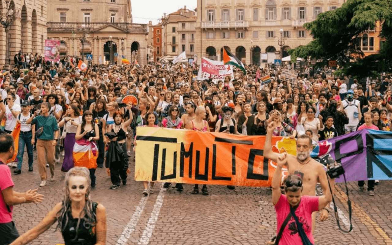 Tumulto Pride, foto dell'edizione 2025 - Fonte pagina ufficiale Instagram