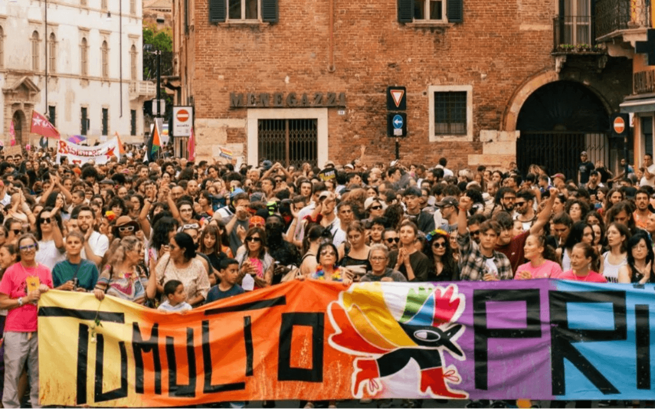 Tumulto Pride 2026 a Verona, sabato 27 giugno