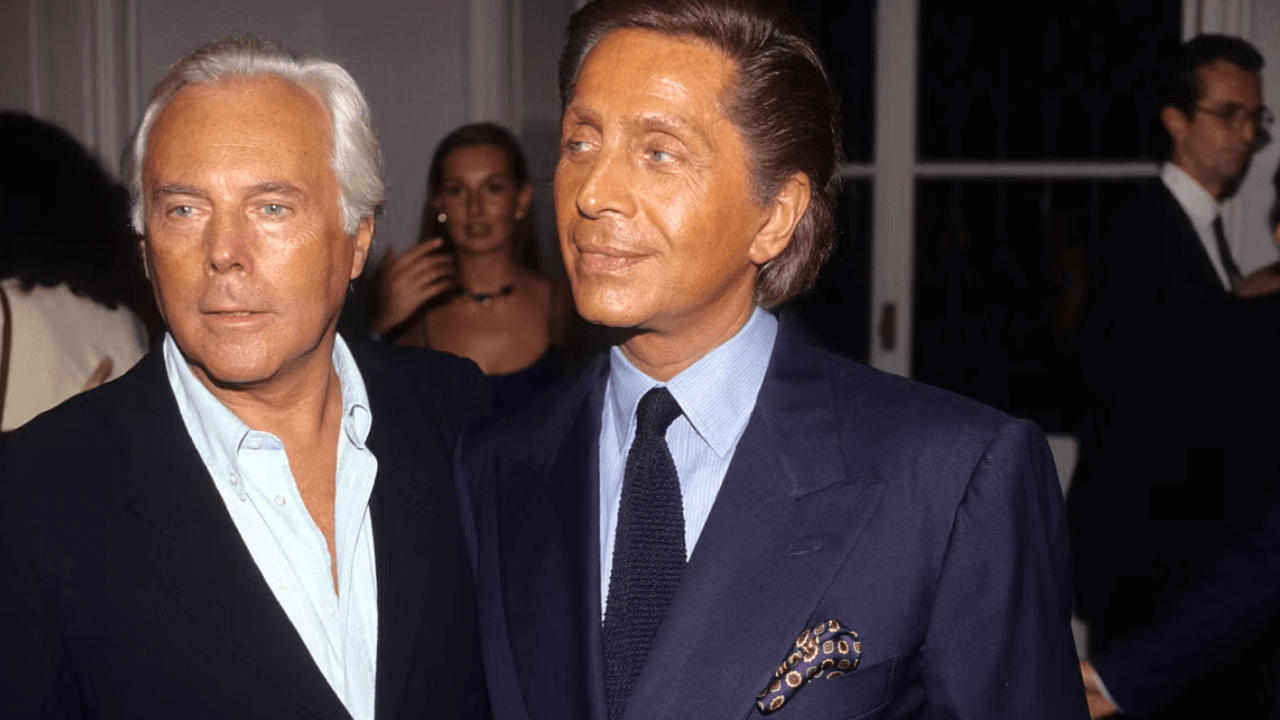 Valentino e Giorgio Armani