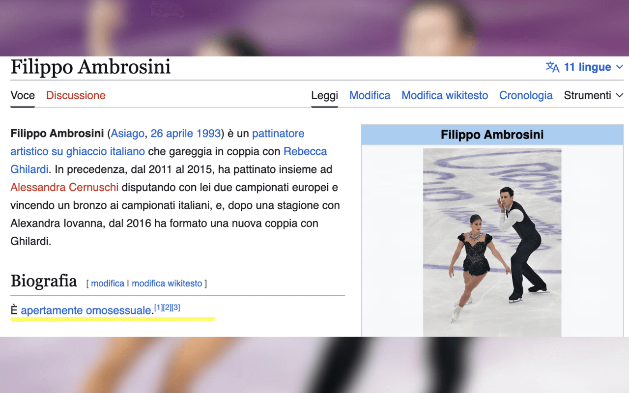 La pagina Wikipedia di Filippo Ambrosini