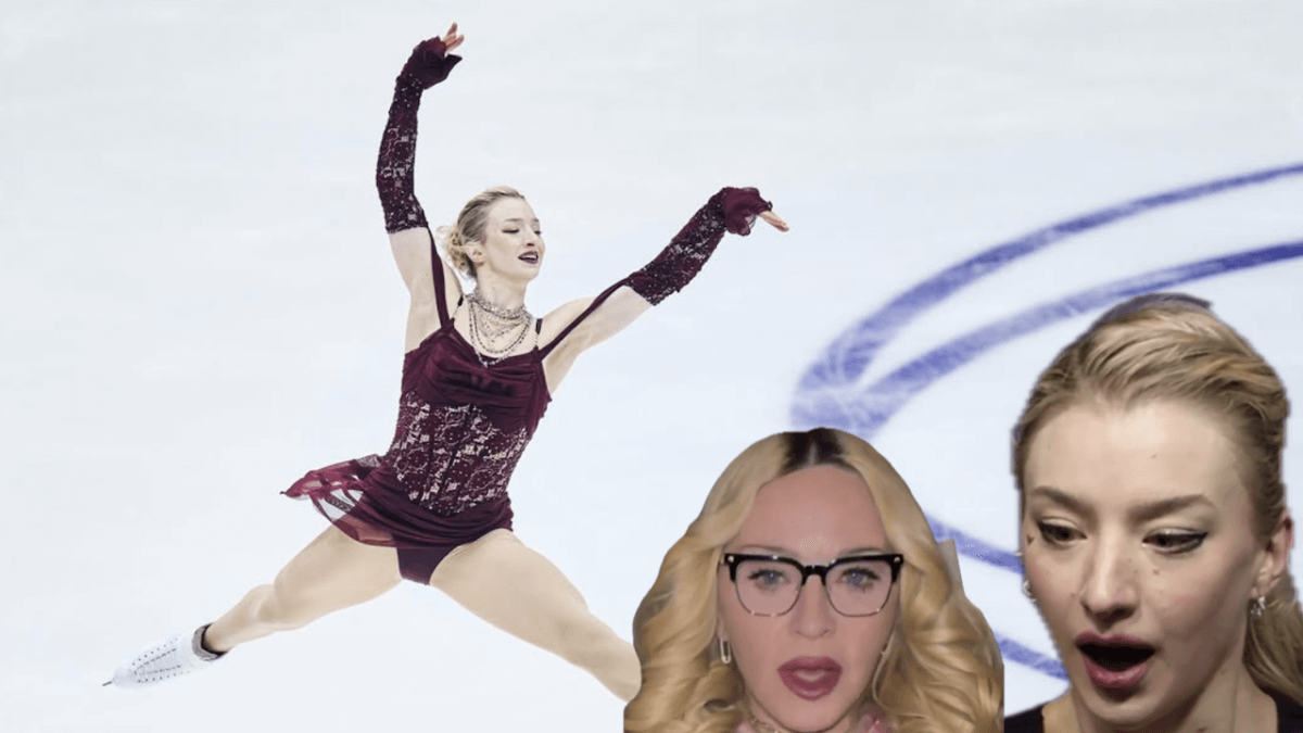 Milano Cortina 2026, Amber Glenn balla sulle note di Like a Prayer e Madonna la ringrazia (VIDEO) - Amber Glenn e Madonna - Gay.it