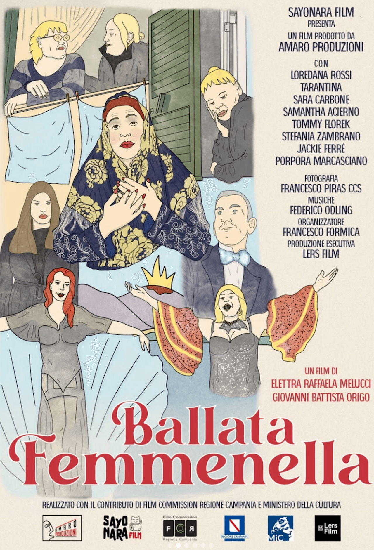 Ballata Femmenella, il doc sulla comunità trans napoletana in anteprima mondiale al Perth Queer Film Festival (VIDEO) - Ballata Femmenella poster - Gay.it