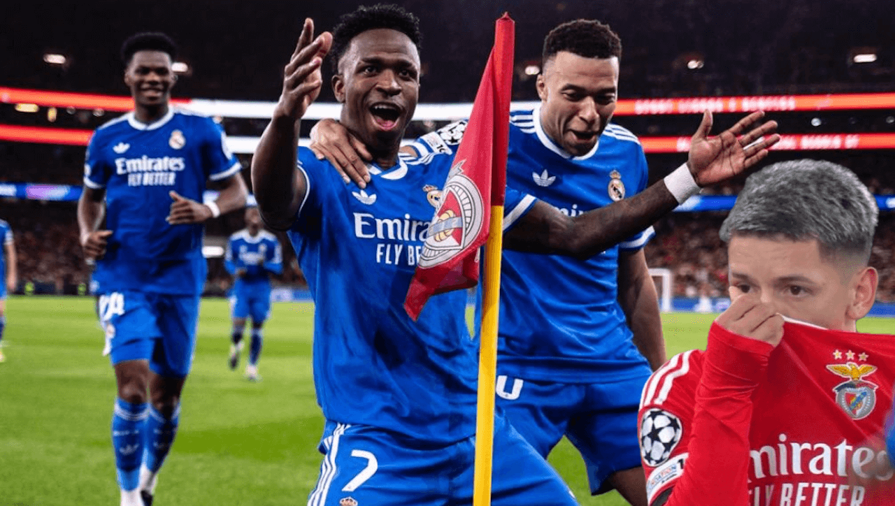 Benfica-Real, è caos in campo tra Prestianni e Vinicius: “Sostiene di non avergli detto scimmia ma fr*cio” (VIDEO)