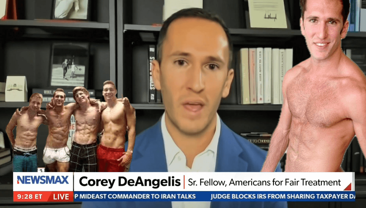 Corey A. DeAngelis, dal porno gay all’omotransfobia della Heritage Foundation