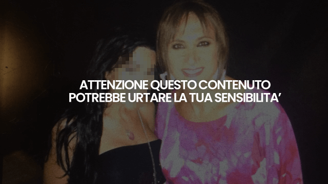 G. nella foto qualche tempo fa insieme a Vladimir Luxuria.