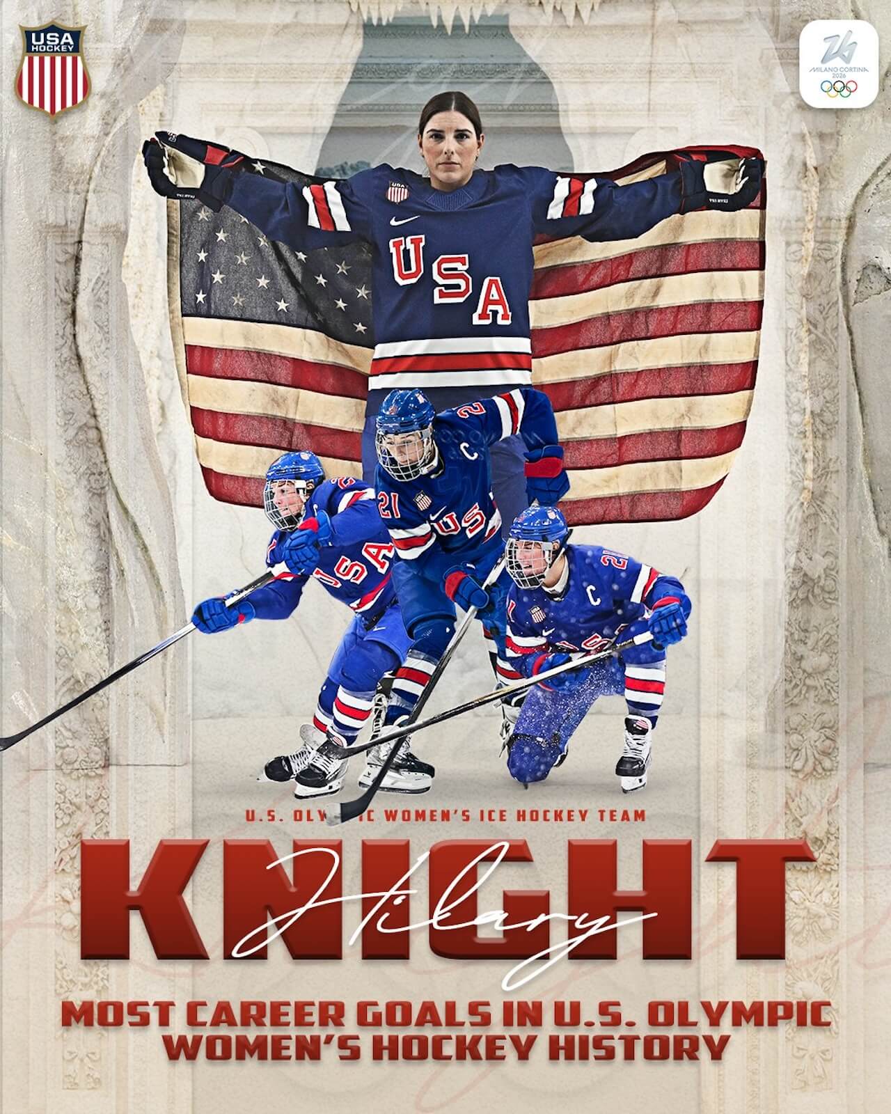 Milano Cortina 2026 da record, ecco tutti gli atleti dichiaratamente LGBTQIA+ vincitori di una medaglia - Hilary Knight - Gay.it
