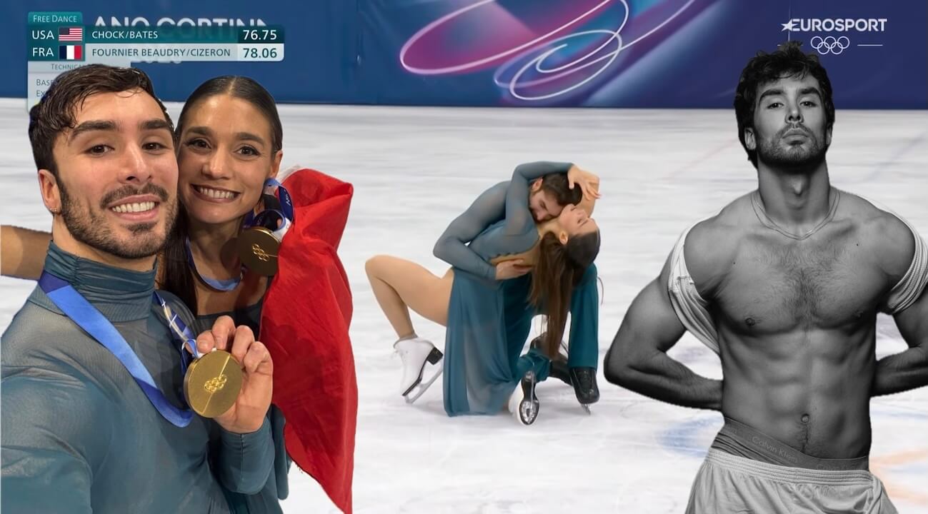 Milano Cortina 2026 da record, ecco tutti gli atleti dichiaratamente LGBTQIA+ vincitori di una medaglia - Milano Cortina 2026 Guillaume Cizeron - Gay.it