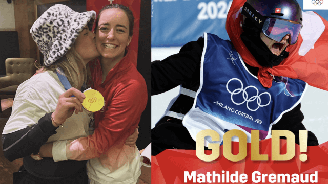 Milano Cortina 2026, Mathilde Gremaud vince l'oro olimpico e il bacio dell'amata Vali Höll - Milano Cortina 2026 Mathilde Gremaud vince loro olimpico e il bacio dellamata Vali Holl - Gay.it