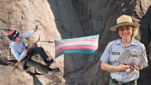 Ex ranger fa causa al governo USA per averlə licenziatə dopo aver appeso una bandiera trans sul monte El Capitan - Shannon SJ Joslin - Gay.it