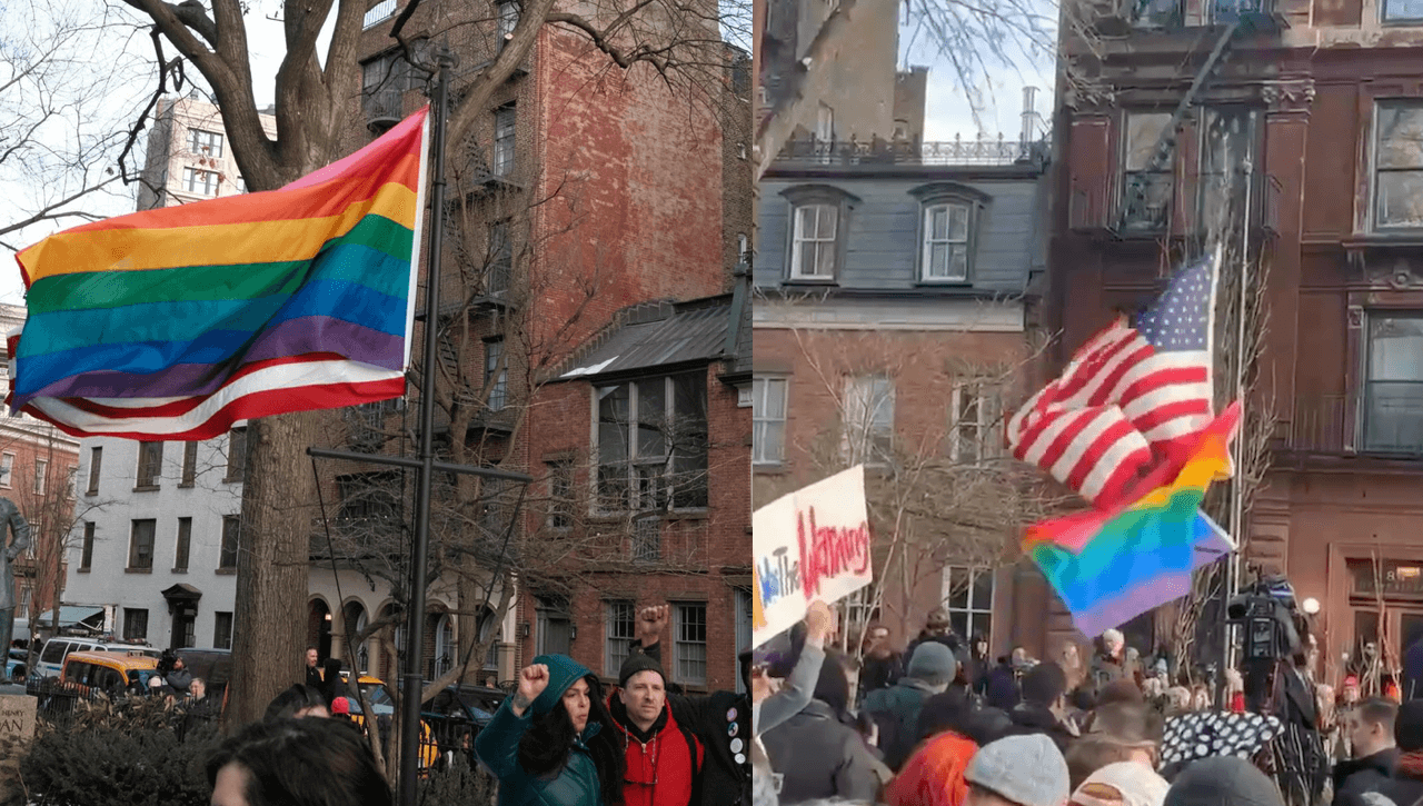 Stonewall, torna a sventolare la bandiera Progress Pride. È sfida aperta a Donald Trump