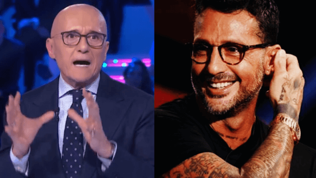 Alfonso Signorini e Fabrizio Corona