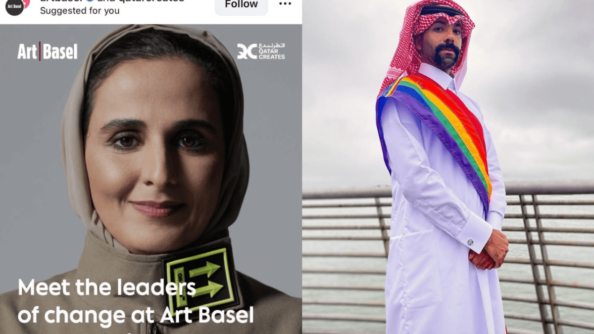 Art Basel in Qatar, l’attivista LGBTQIA+ Nas Mohamed accusa: “Usano arte e icone queer per ripulire l’immagine del Paese”