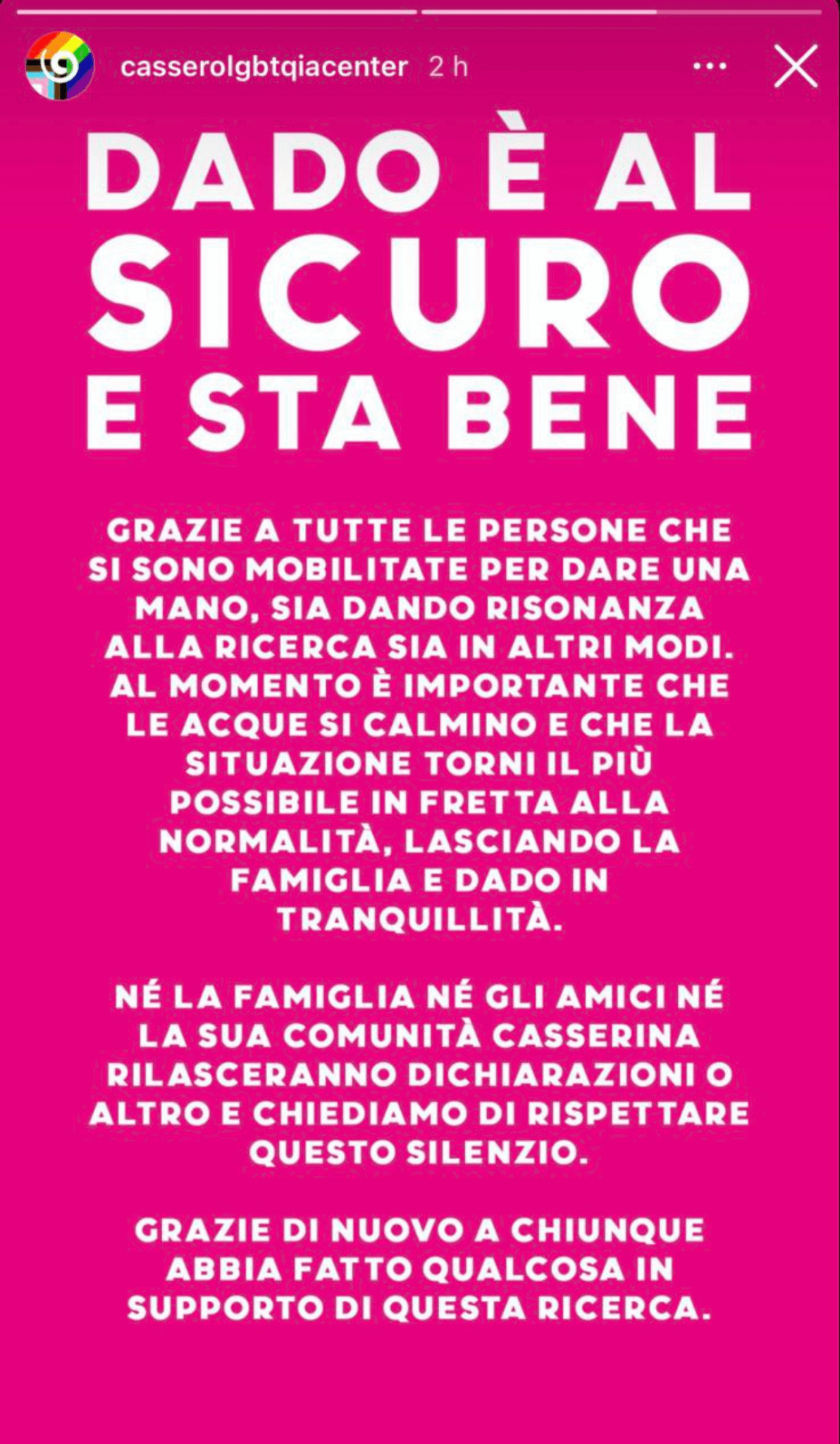 Davide Proto, ritrovato l'attivista LGBT scomparso da Bologna: “È al sicuro e sta bene”. Il Cassero chiede rispetto e silenzio - davide cassero - Gay.it