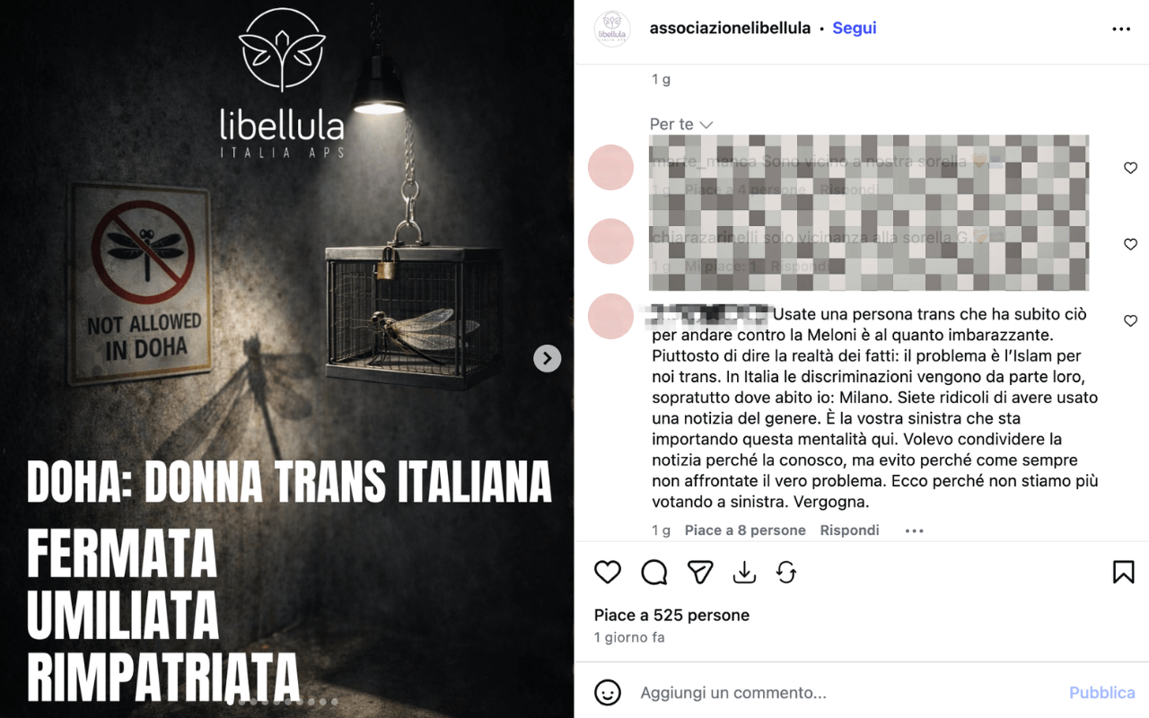 Donna trans bloccata a Doha, la compagnia aerea era complice? Gay Conservatori contro Associazione Libellula che chiama in causa Francesca Pascale