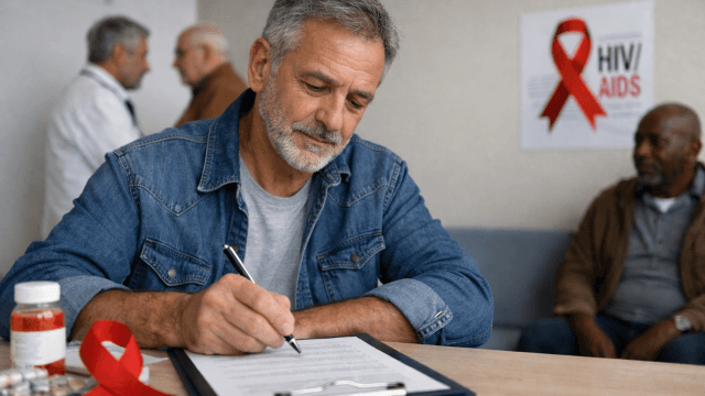 HIV e ageing - Immagine realizzata con AI