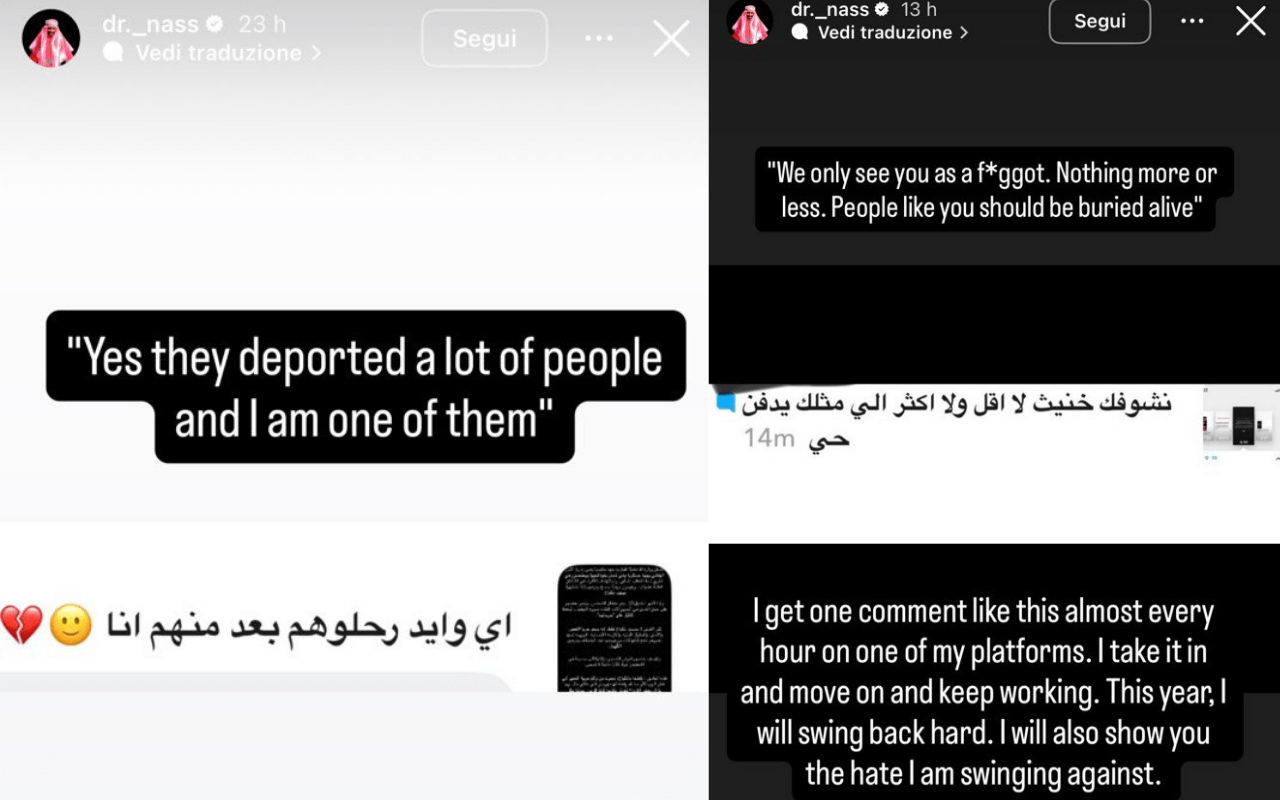 Le storie Instagram di Nas Mohamed