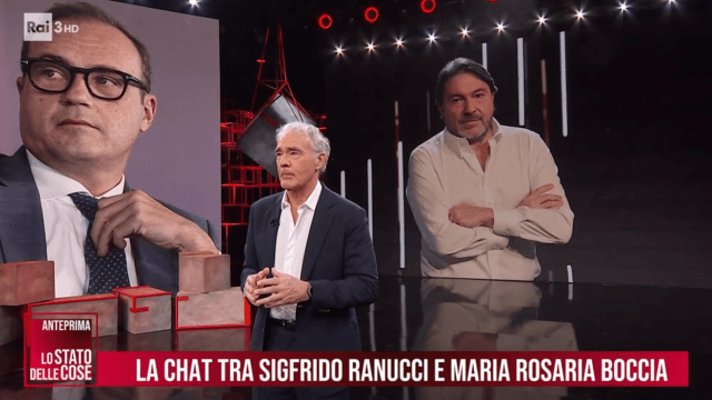 Giletti parla delle "lobby gay" e nostra le chat tra Ranucci e Boccia