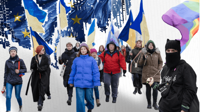 Il testo della bozza di riforma del Codice Civile ucraino è un passo indietro per i diritti LGBTIAQ+. La denuncia delle ong. L'allontanamento dalle richieste UE. (foto edit da immagini di @fulcrumua)
