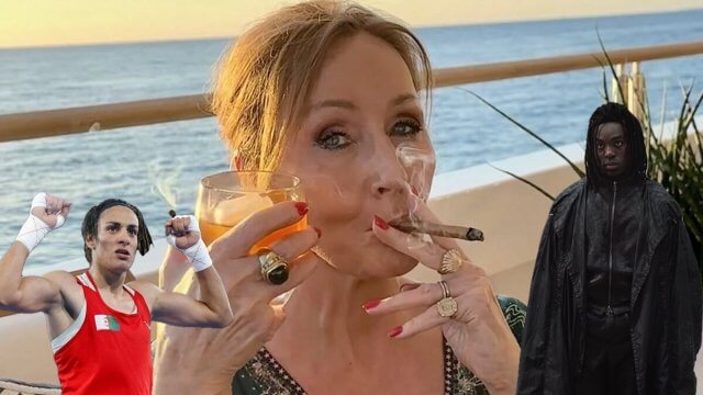 J.K. Rowling festeggia Harry Potter, il CIO e torna ad attaccare Imane Khelif: "A Parigi 2024 uomini che picchiavano donne" - Imane Khelif JK Rowling e Paapa Essiedu nei panni di Severus Piton - Gay.it