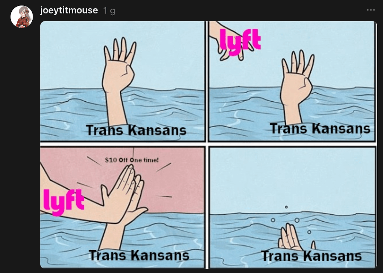Kansas, è caos dopo l'annullamento delle patenti delle persone trans. Partono le denunce: "È incostituzionale" - Lyft patenti trans 1 - Gay.it