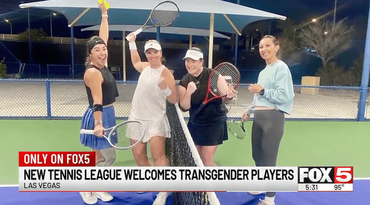 È nata una lega amatoriale per tenniste trans dopo il divieto imposto dalla United States Tennis Association - Tenniste fondano una lega amatoriale per donne trans dopo il divieto imposto dallUSTA 2 - Gay.it
