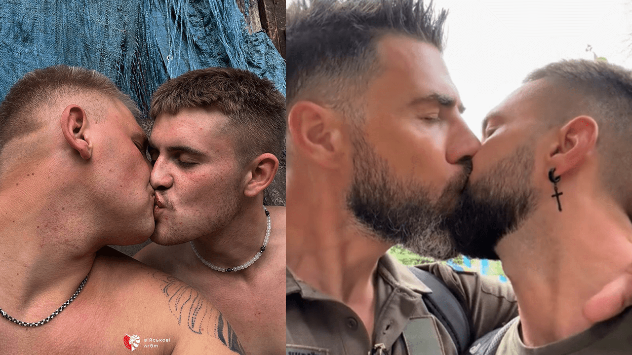 Ucraina al bivio UE, i soldati gay in trincea: "Moriamo per la patria ma le nostre famiglie non esistono per la legge" - Intervista a Viktor Pylypenko, primo soldato a fare coming out - UCRAINA BACI MILITARI LGBT - Gay.it
