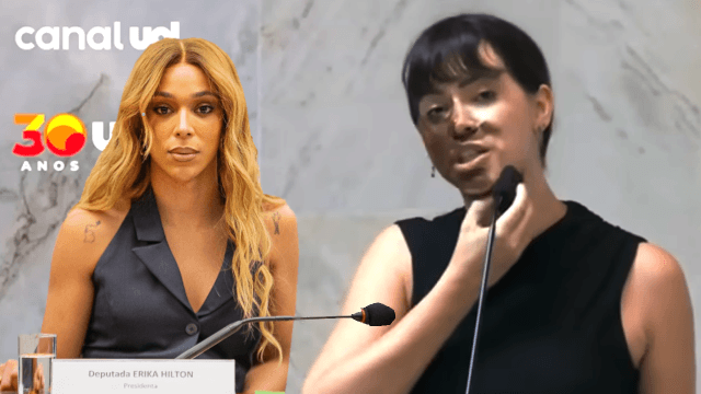 Brasile - Erika Hilton, prima deputata trans brasiliana, è stata bersaglio di un gesto razzista e transfobico svolto in aula dalla deputata dell'estrema destra Fabiana Bolsonaro.