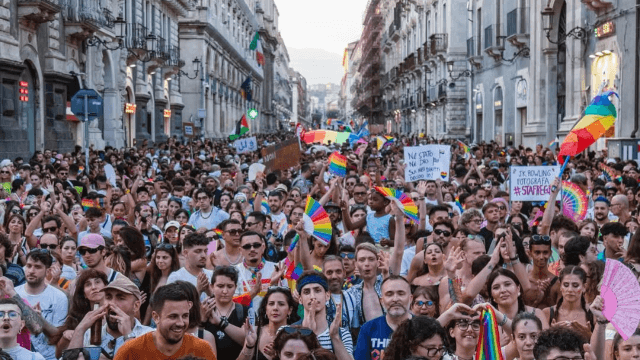 Catania Pride torna sabato 27 giugno - foto Instagram di @alisolide