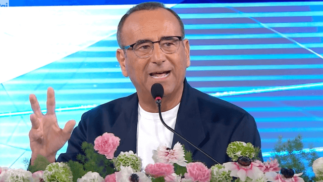 Carlo Conti all'ultima conferenza stampa di Sanremo 2026