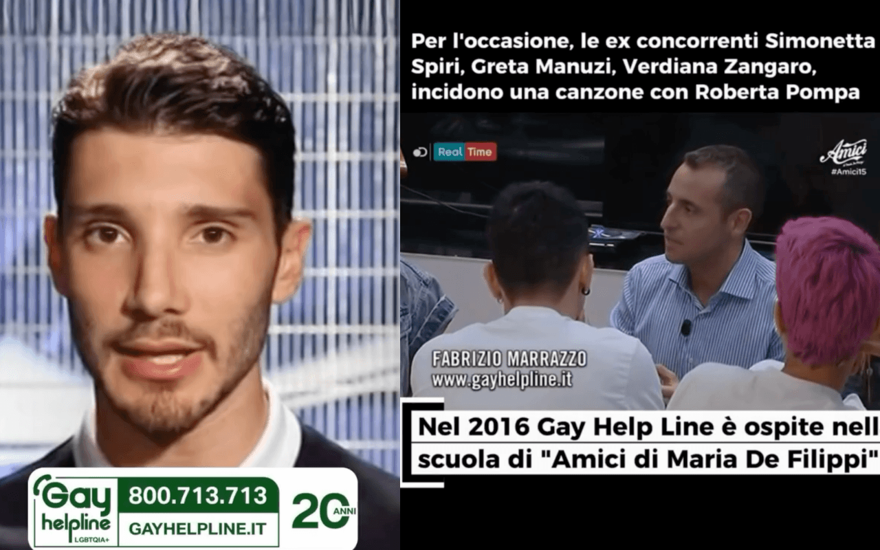 Gay Help Line entra nella Scuola di Amici
