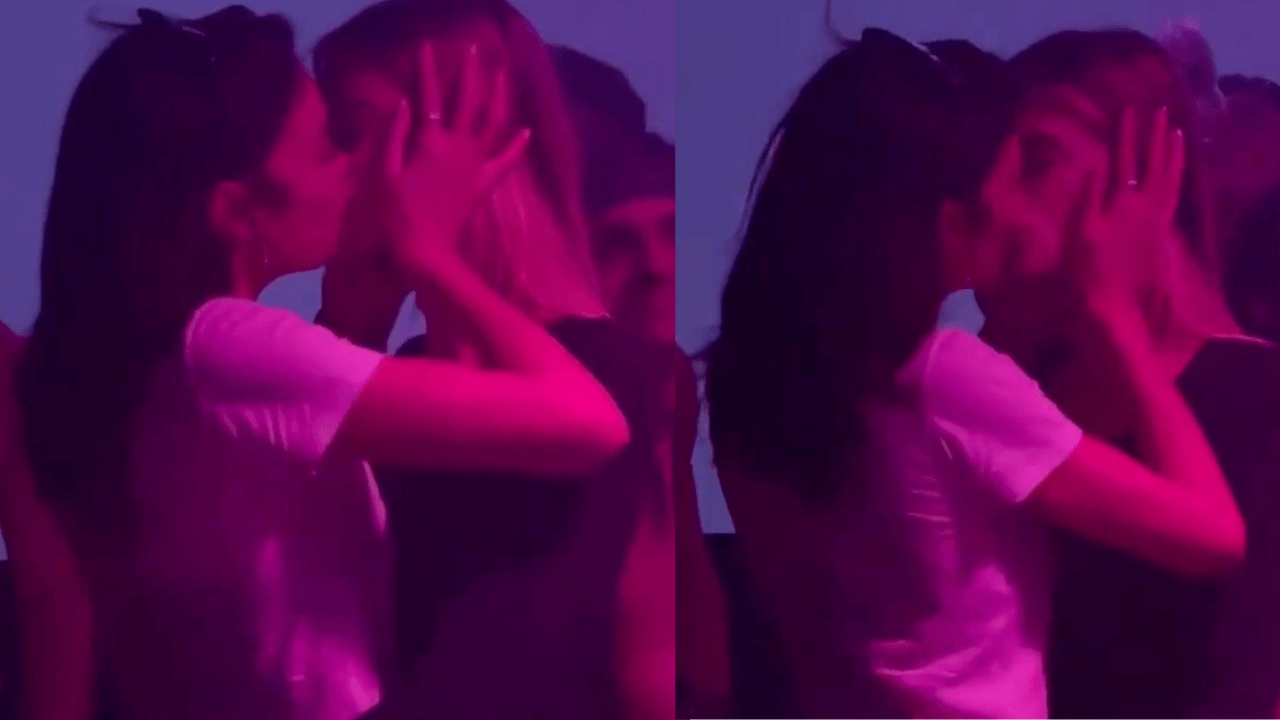 Bacio tra Elodie e Franceska